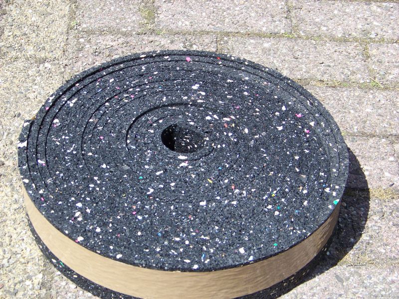 rubber rol granulaat